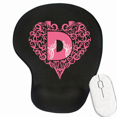 Mouse Pad Covoraș pentru mouse Suport ergonomic pentru încheietura mâinii Suport confortabil pentru încheietură Covoraș antiderapant pentru PC, laptop, computer, serie de scrisori de dragoste