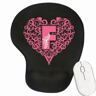 Mouse Pad Covoraș pentru mouse Suport ergonomic pentru încheietura mâinii Suport confortabil pentru încheietură Covoraș antiderapant pentru PC, laptop, computer, serie de scrisori de dragoste