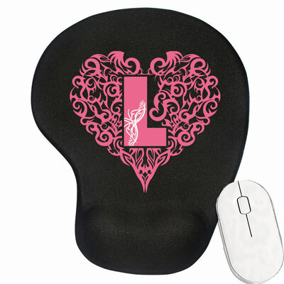 Mouse Pad Covoraș pentru mouse Suport ergonomic pentru încheietura mâinii Suport confortabil pentru încheietură Covoraș antiderapant pentru PC, laptop, computer, serie de scrisori de dragoste