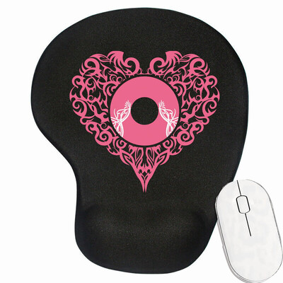 Mouse Pad Covoraș pentru mouse Suport ergonomic pentru încheietura mâinii Suport confortabil pentru încheietură Covoraș antiderapant pentru PC, laptop, computer, serie de scrisori de dragoste