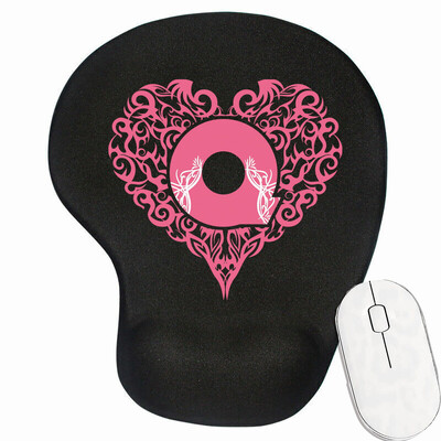 Mouse Pad Covoraș pentru mouse Suport ergonomic pentru încheietura mâinii Suport confortabil pentru încheietură Covoraș antiderapant pentru PC, laptop, computer, serie de scrisori de dragoste