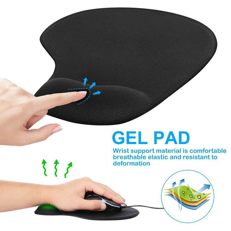 Mouse Pad Covoraș pentru mouse Suport ergonomic pentru încheietura mâinii Suport confortabil pentru încheietură Covoraș antiderapant pentru PC, laptop, computer, serie de scrisori de dragoste