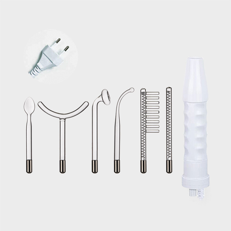Set de instrumente pentru electroterapie de înaltă frecvență Set de 7 bucăți Set de 4 bucăți Set de 6 bucăți Accesorii pentru instrumente de frumusețe Tub de electroterapie din sticlă Electroterapie