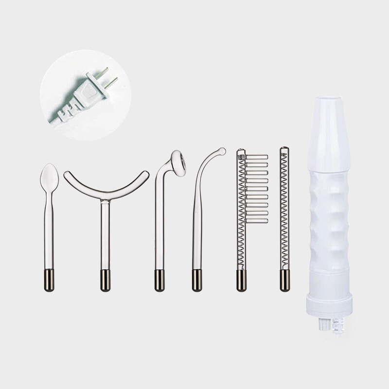 Set de instrumente pentru electroterapie de înaltă frecvență Set de 7 bucăți Set de 4 bucăți Set de 6 bucăți Accesorii pentru instrumente de frumusețe Tub de electroterapie din sticlă Electroterapie