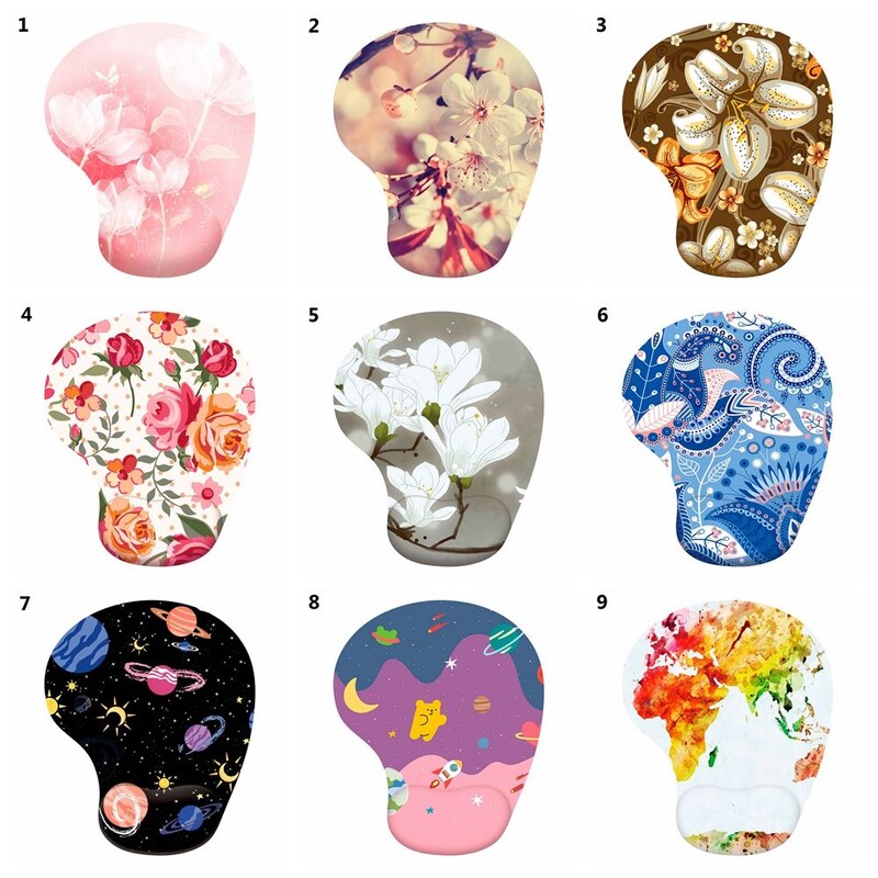 1 buc. Tampă de mouse pentru suport pentru încheietura mâinii din silicon moale Suport de mână ergonomic Covoraș pentru șoareci de gaming antiderapant Mousepad de desktop pentru PC, laptop, computer