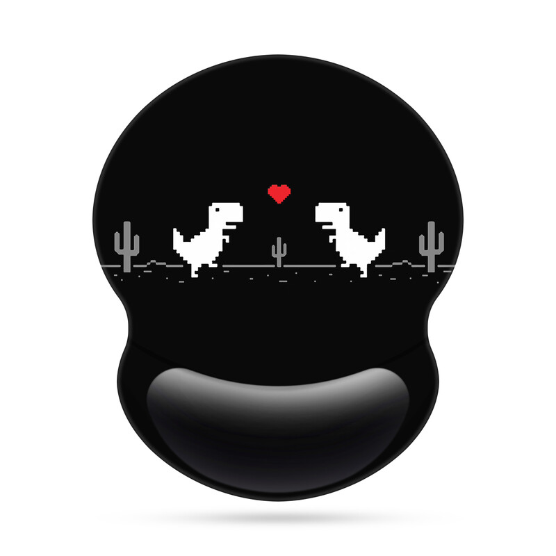 1 buc. Tampă de mouse cu model simplu, neagră, pentru încheietura mâinii, ergonomică, moale, anti-alunecare, suport pentru sprijin pentru încheietura mâinii, tampă de mouse pentru computer, pentru cadou de birou, PC