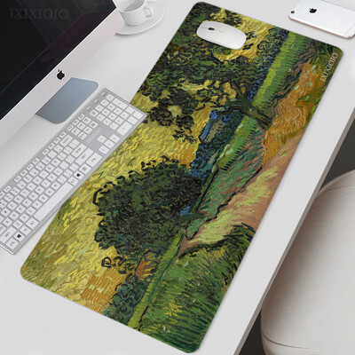 Van Gogh Art Mouse Pad Gamer XL Nou mare Home HD Mousepad XXL Playmat Moale Office Covor anti-alunecare Accesorii de birou Covorașe mouse