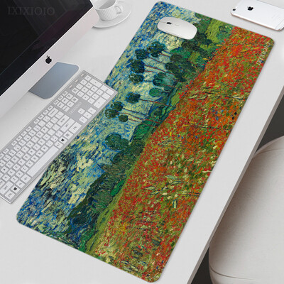 Van Gogh Art Mouse Pad Gamer XL Nou mare Home HD Mousepad XXL Playmat Moale Office Covor anti-alunecare Accesorii de birou Covorașe mouse