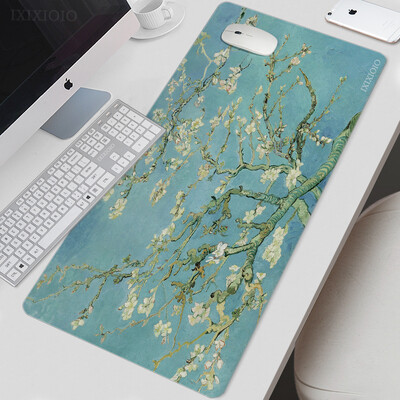 Van Gogh Art Mouse Pad Gamer XL Nou mare Home HD Mousepad XXL Playmat Moale Office Covor anti-alunecare Accesorii de birou Covorașe mouse