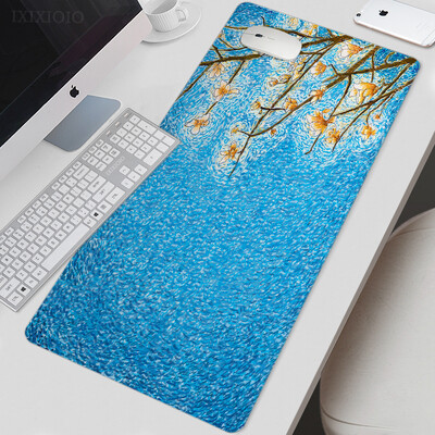 Van Gogh Art Mouse Pad Gamer XL Nou mare Home HD Mousepad XXL Playmat Moale Office Covor anti-alunecare Accesorii de birou Covorașe mouse