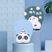 Kawaii Аниме Подложка за мишка Удобна опора за китката Противоплъзгащи силиконови момичета 3D Сладък за куче Компютър Лаптоп Офис за игри