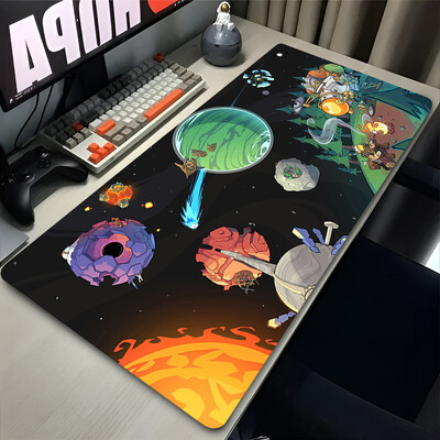 Mouse Pad XXL Anime Gamer Outer Wilds Egérpad Laptop Universe Space Solar System HD asztali szőnyeg PC játék kiegészítők billentyűzet pad