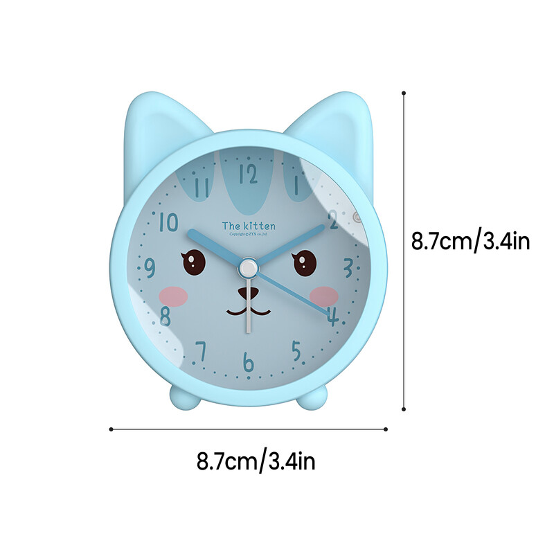 Детски детски будилник Часовник за обучение на сън Събуждане Симпатичен часовник с температурен таймер за дрямка за спалня Настолен часовник Подаръци за деца