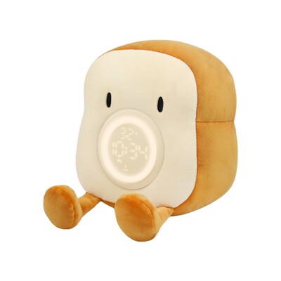Многофункционален LED дигитален дисплей, будилник, мек плюшен тост, будилник, дроп доставка