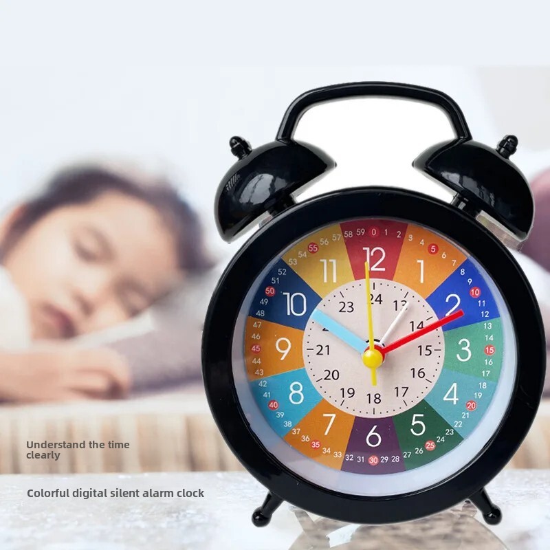 Пластмасови будилници за деца Ранно образование Безшумни нощни часовници за момчета и момичета с малки будилници за ученици