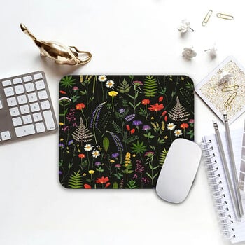 Ins Flower Style Mouse Pad παχύρρευστο Αντιολισθητικό Επιτραπέζιο Ματάκι γραφείου Ελαιογραφία Στυλ ποντικιού Μοκέτα με λαστιχένια βάση επιφάνειας εργασίας