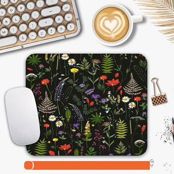 Ins Flower Style Mouse Pad παχύρρευστο Αντιολισθητικό Επιτραπέζιο Ματάκι γραφείου Ελαιογραφία Στυλ ποντικιού Μοκέτα με λαστιχένια βάση επιφάνειας εργασίας