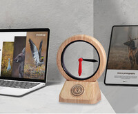 Bluetooth високоговорител Creative Retro Reverse Clock Speaker Вътрешен безжичен MP3 преносим ретро високоговорител Home Music Home Deco