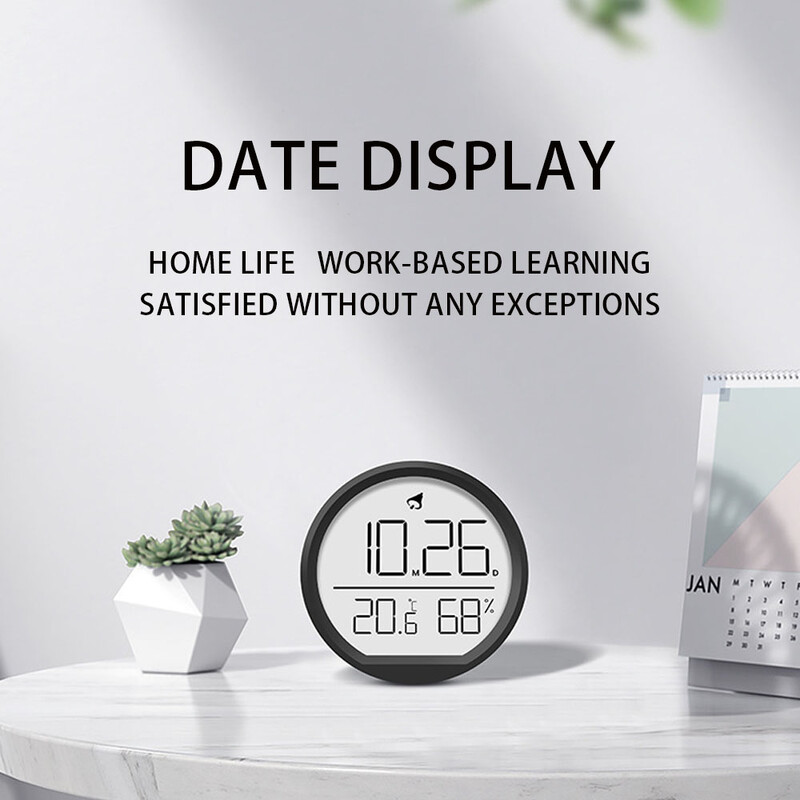 LED цифров будилник Електронен цифров будилник Екран Настолен часовник за домашен офис Подсветка Температурен дисплей