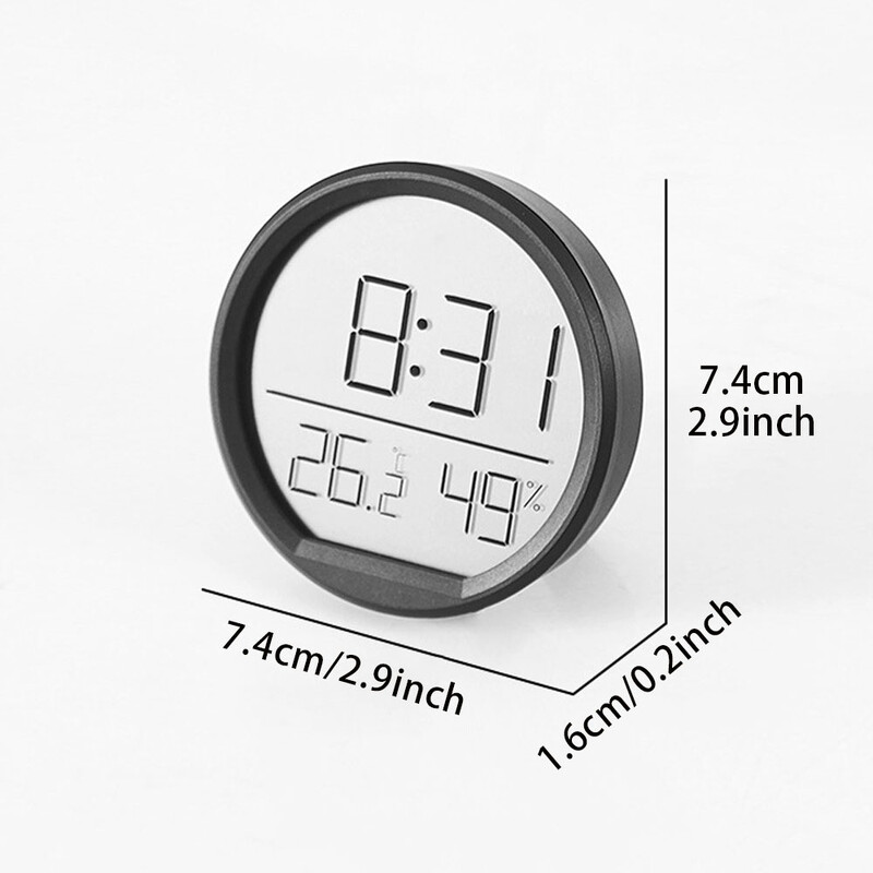 LED цифров будилник Електронен цифров будилник Екран Настолен часовник за домашен офис Подсветка Температурен дисплей