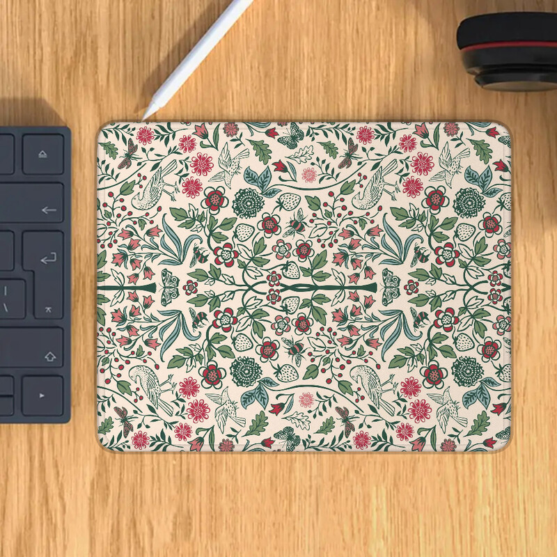 Клавиатура за малък геймър за компютърна мишка Цветя и пеперуди Офис аксесоари за бюро Подложка за подложка за мишка Подложка за игри Mause