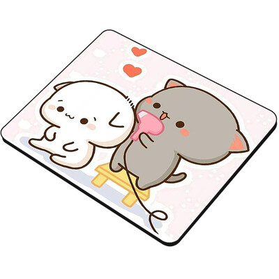 Клавиатура Gaming Mouse Pad Xl Peach Mochi Cat Pc Mat Mausepad Gamer Rug Cs Go Mousepad Anime Mouse Mats Xxl Computer Desk Carpet