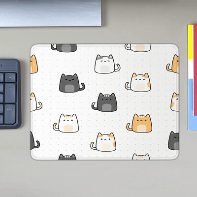 Mazs spēļu paliktnis datora pelei Cute Cat Mousepad Gamer Biroja piederumi galda paklājiņam Paklāji Tastatūra Mause paklāja ātruma paklājs