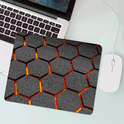 Аниме Hexagonal Honeycomb Mouse Pad Аксесоари за игри Gabinete PC Gamer Компютърна клавиатура Подложка за бюро Гумена лаптоп Малка подложка за мишка