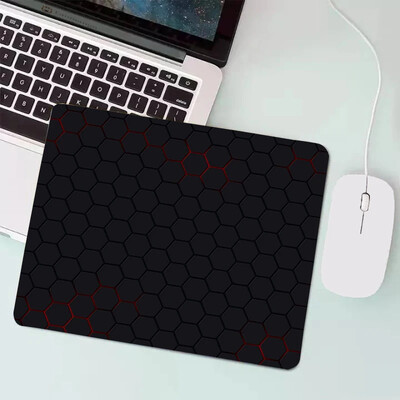 Аниме Hexagonal Honeycomb Mouse Pad Аксесоари за игри Gabinete PC Gamer Компютърна клавиатура Подложка за бюро Гумена лаптоп Малка подложка за мишка