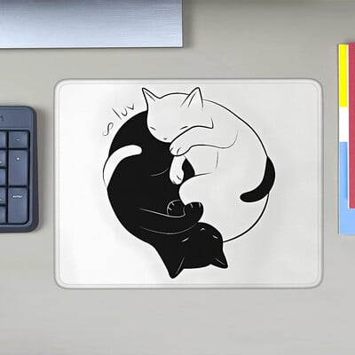 Eternal Cat Love Žaidimų pelės kilimėlis Anime guminis kilimėlis PC Gamer Girl Desk Accessories Game Kilimėliai Pelės kilimėlis Įmonės Kompiuterio priedai