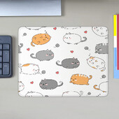 Малка геймърска подложка за компютърна мишка Сладка котка Подложка за мишка Геймър Офис аксесоари за бюро Подложки Подложки Клавиатура Mause Килим Speed Rug