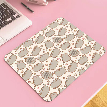 Lovly Pusheens Cat Small Mouse Pad Υπολογιστής Υπολογιστής Ποντίκι Ποντίκι Laptop Mousepad Πατάκια γραφείου γραφής Αξεσουάρ 18x22 25x29cm