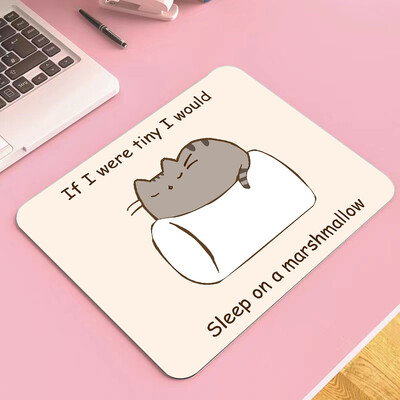 Lovly Pusheens Cat kis egérpad PC számítógép egér szőnyeg Laptop egerek egérpad Íróasztal szőnyeg Tartozékok 18x22 25x29cm