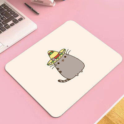 Lovly Pusheens Cat kis egérpad PC számítógép egér szőnyeg Laptop egerek egérpad Íróasztal szőnyeg Tartozékok 18x22 25x29cm