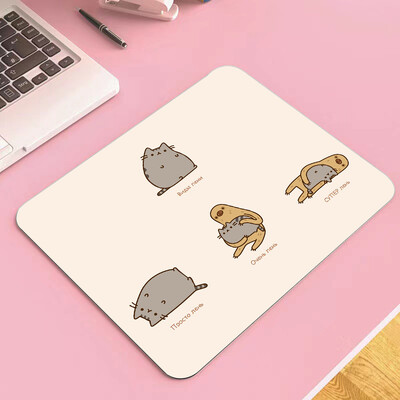 Lovly Pusheens Cat kis egérpad PC számítógép egér szőnyeg Laptop egerek egérpad Íróasztal szőnyeg Tartozékok 18x22 25x29cm