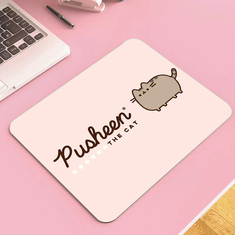 Lovly Pusheens Cat Mouse Pad mic pentru computer Covoraș pentru mouse pentru laptop Mousepad pentru scris Covorașe de birou Accesorii 18x22 25x29CM