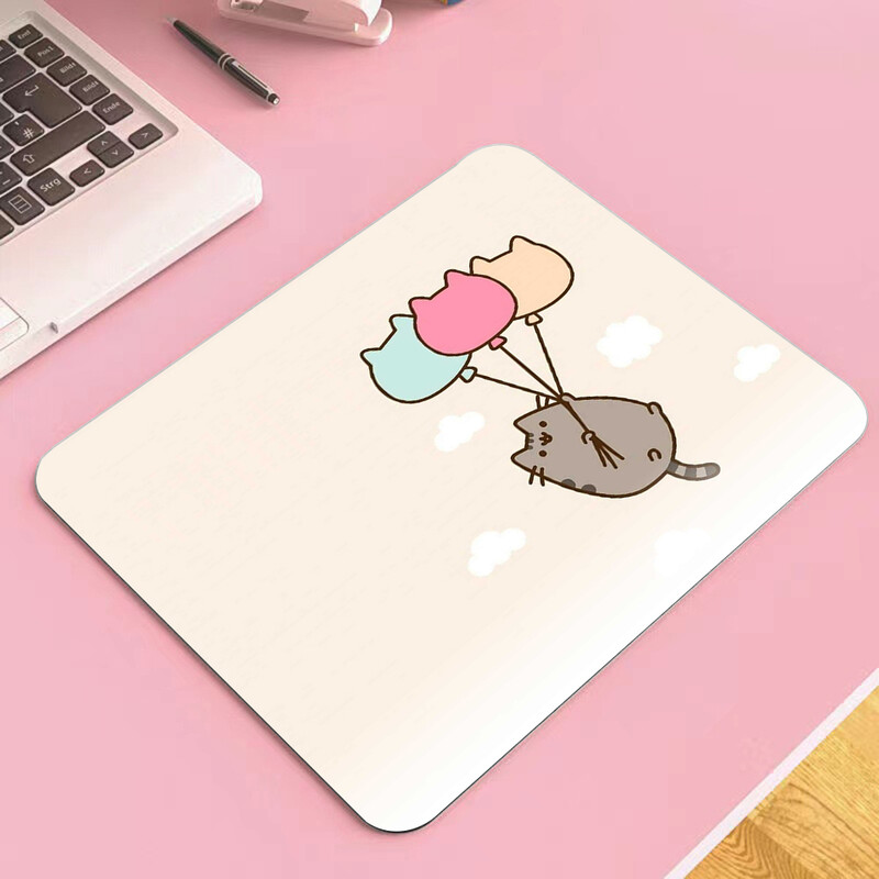 Lovly Pusheens Cat Mouse Pad mic pentru computer Covoraș pentru mouse pentru laptop Mousepad pentru scris Covorașe de birou Accesorii 18x22 25x29CM