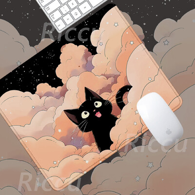 The Cat on the Clouds Covoraș de masă încântător Mic Cele mai bine vândute PC desktop cu imprimare HD 180x220x2mm Accesorii pentru jocuri de dimensiuni mari mouse pad