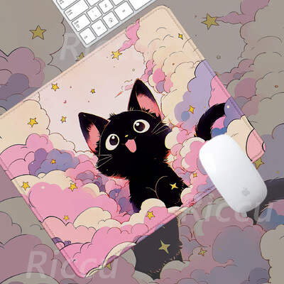 The Cat on the Clouds Covoraș de masă încântător Mic Cele mai bine vândute PC desktop cu imprimare HD 180x220x2mm Accesorii pentru jocuri de dimensiuni mari mouse pad