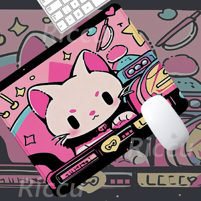 The Cat on the Clouds Covoraș de masă încântător Mic Cele mai bine vândute PC desktop cu imprimare HD 180x220x2mm Accesorii pentru jocuri de dimensiuni mari mouse pad