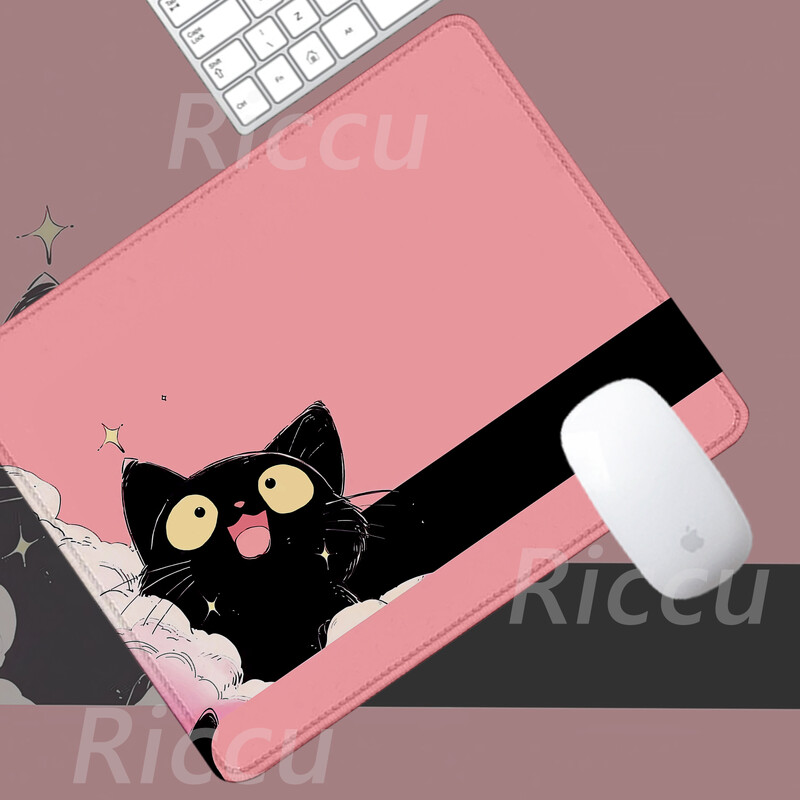 The Cat on the Clouds Covoraș de masă încântător Mic Cele mai bine vândute PC desktop cu imprimare HD 180x220x2mm Accesorii pentru jocuri de dimensiuni mari mouse pad