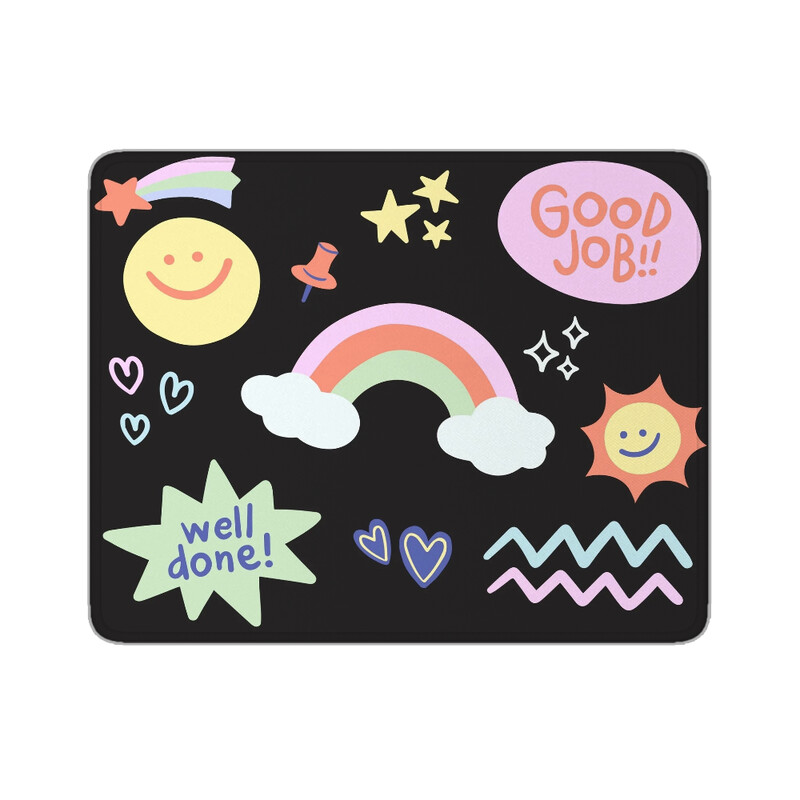 Tastatură pentru jucători mici Accesorii pentru jocuri ilustrate cu flori din desene animate Covorul mouse-ului Accesorii de birou pentru covoraș de birou Covorul mouse-ului