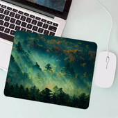 Peisaj natural Mouse Pad pentru jocuri mici Tastatură pentru jocuri Mousepad Computer Office Mouse Mat Laptop Covor Anime Mause pad Covoraș de birou