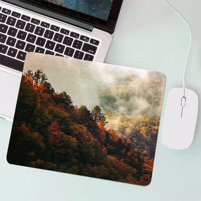 Peisaj natural Mouse Pad pentru jocuri mici Tastatură pentru jocuri Mousepad Computer Office Mouse Mat Laptop Covor Anime Mause pad Covoraș de birou