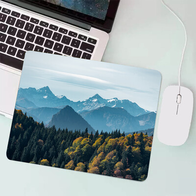 Peisaj natural Mouse Pad pentru jocuri mici Tastatură pentru jocuri Mousepad Computer Office Mouse Mat Laptop Covor Anime Mause pad Covoraș de birou