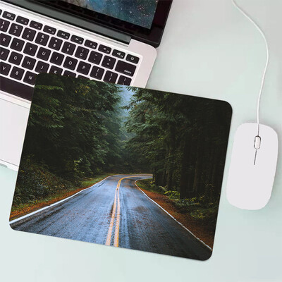 Peisaj natural Mouse Pad pentru jocuri mici Tastatură pentru jocuri Mousepad Computer Office Mouse Mat Laptop Covor Anime Mause pad Covoraș de birou