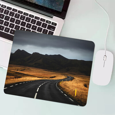 Peisaj natural Mouse Pad pentru jocuri mici Tastatură pentru jocuri Mousepad Computer Office Mouse Mat Laptop Covor Anime Mause pad Covoraș de birou