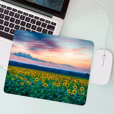 Peisaj natural Mouse Pad pentru jocuri mici Tastatură pentru jocuri Mousepad Computer Office Mouse Mat Laptop Covor Anime Mause pad Covoraș de birou