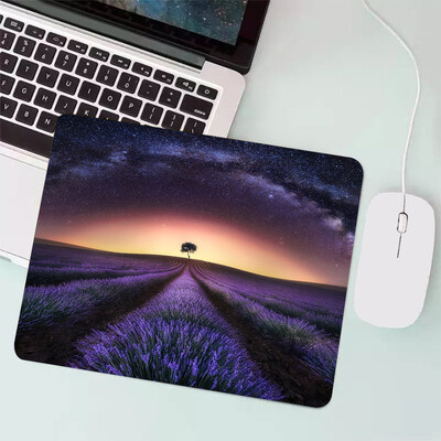 Peisaj natural Mouse Pad pentru jocuri mici Tastatură pentru jocuri Mousepad Computer Office Mouse Mat Laptop Covor Anime Mause pad Covoraș de birou