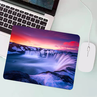 Peisaj natural Mouse Pad pentru jocuri mici Tastatură pentru jocuri Mousepad Computer Office Mouse Mat Laptop Covor Anime Mause pad Covoraș de birou
